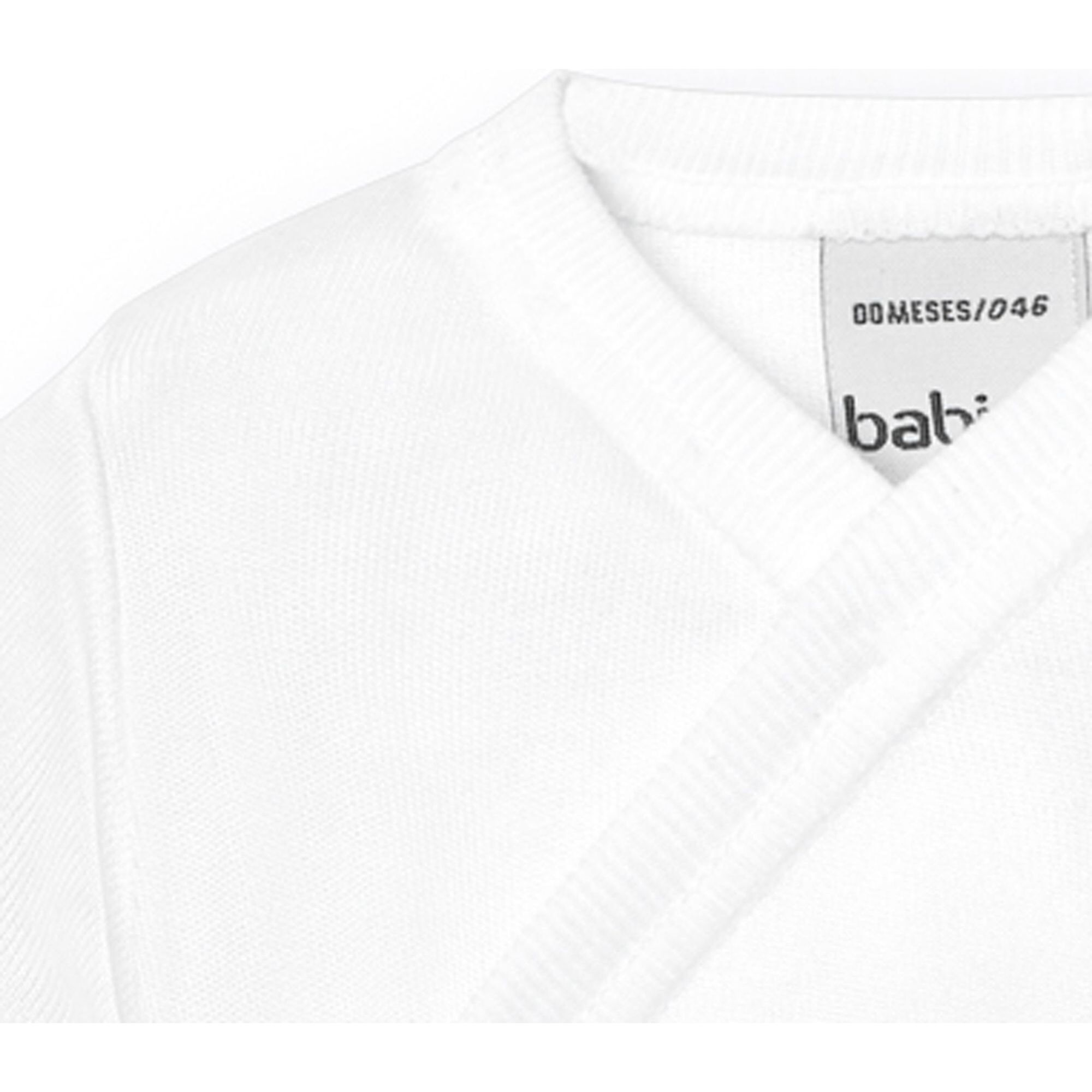 Body cruzado bebé manga corta bambú