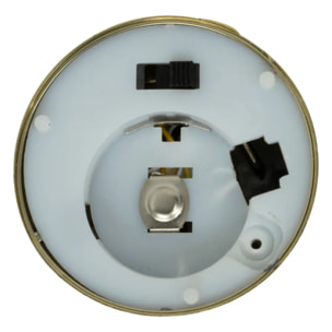 Lot de 4 bougies LED votives métal doré