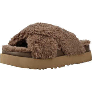 ZAPATILLAS DE CASA - PANTUFLAS UGG W FUZZ SUGAR CROSS SLIDE