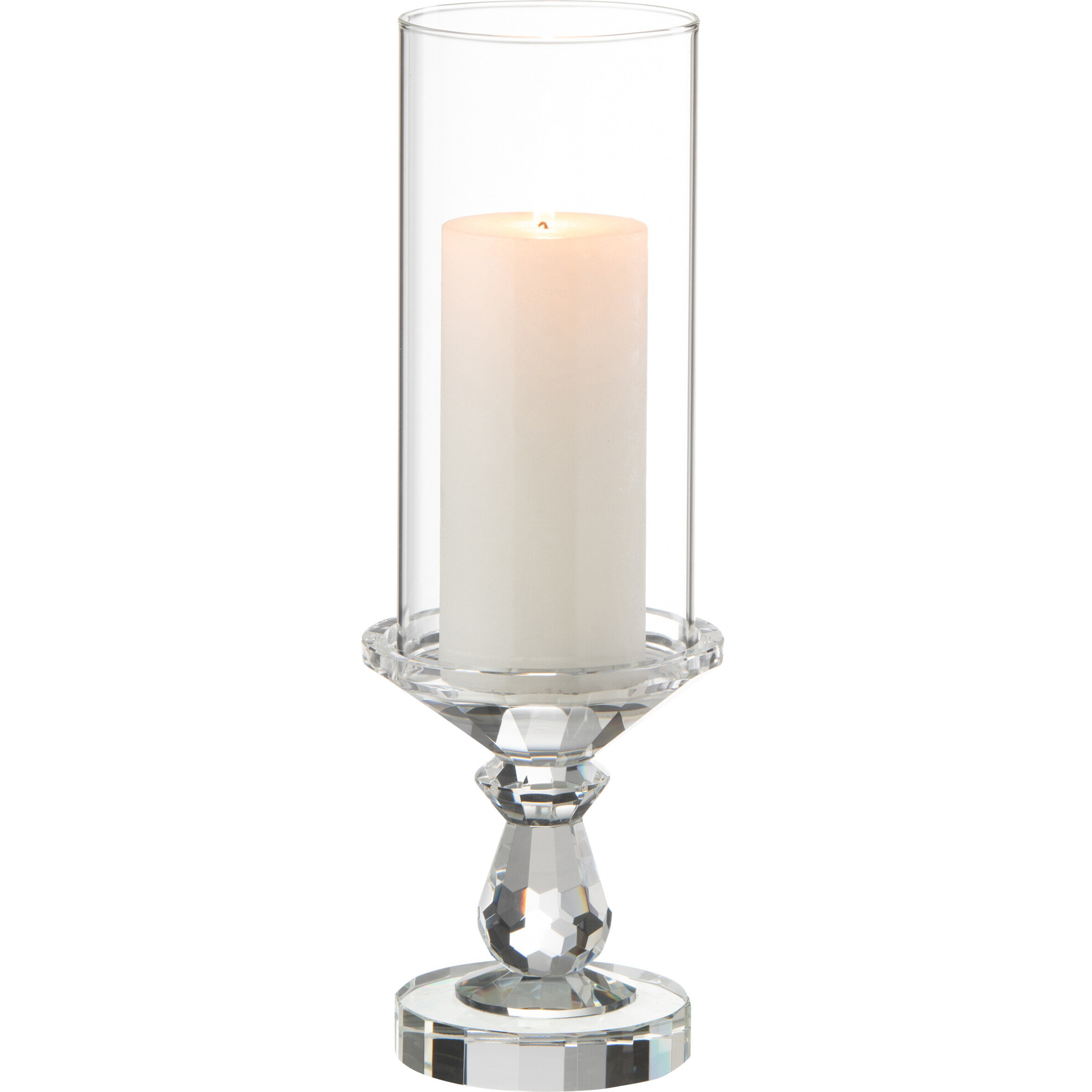 J-Line bougeoir Marie - crystal - transparent - small
