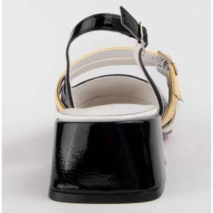 Zapato De Tacón - Negro - Altura: 4 Cm