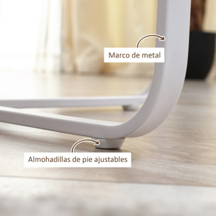 Juego de 2 Mesas de Centro Ø65x32 cm y Ø45x26 cm con Encimera de Madera Natural