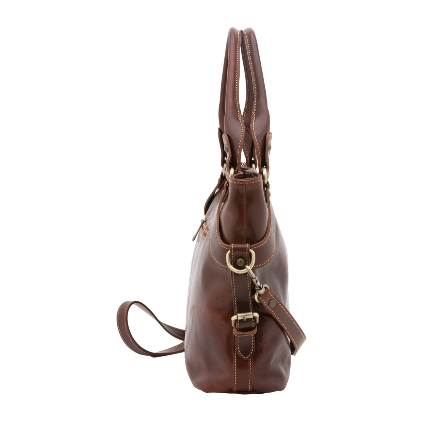 Borsa a mano da donna - Modello False - 100% pelle - 43.0 x 28.0 x 12.0 cm