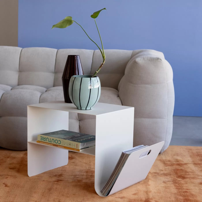 Table d'appoint Lounge News crème Kare Design