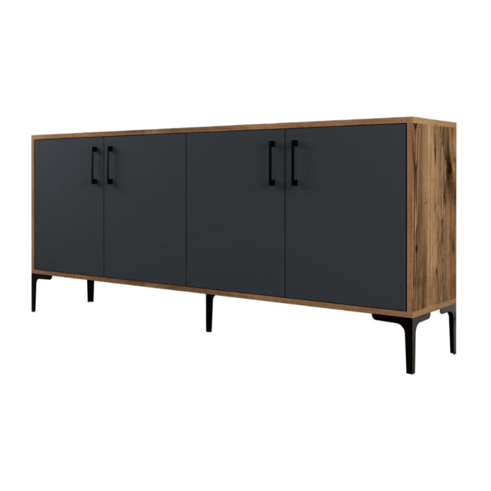 Buffet 180 cm style industriel LERKA