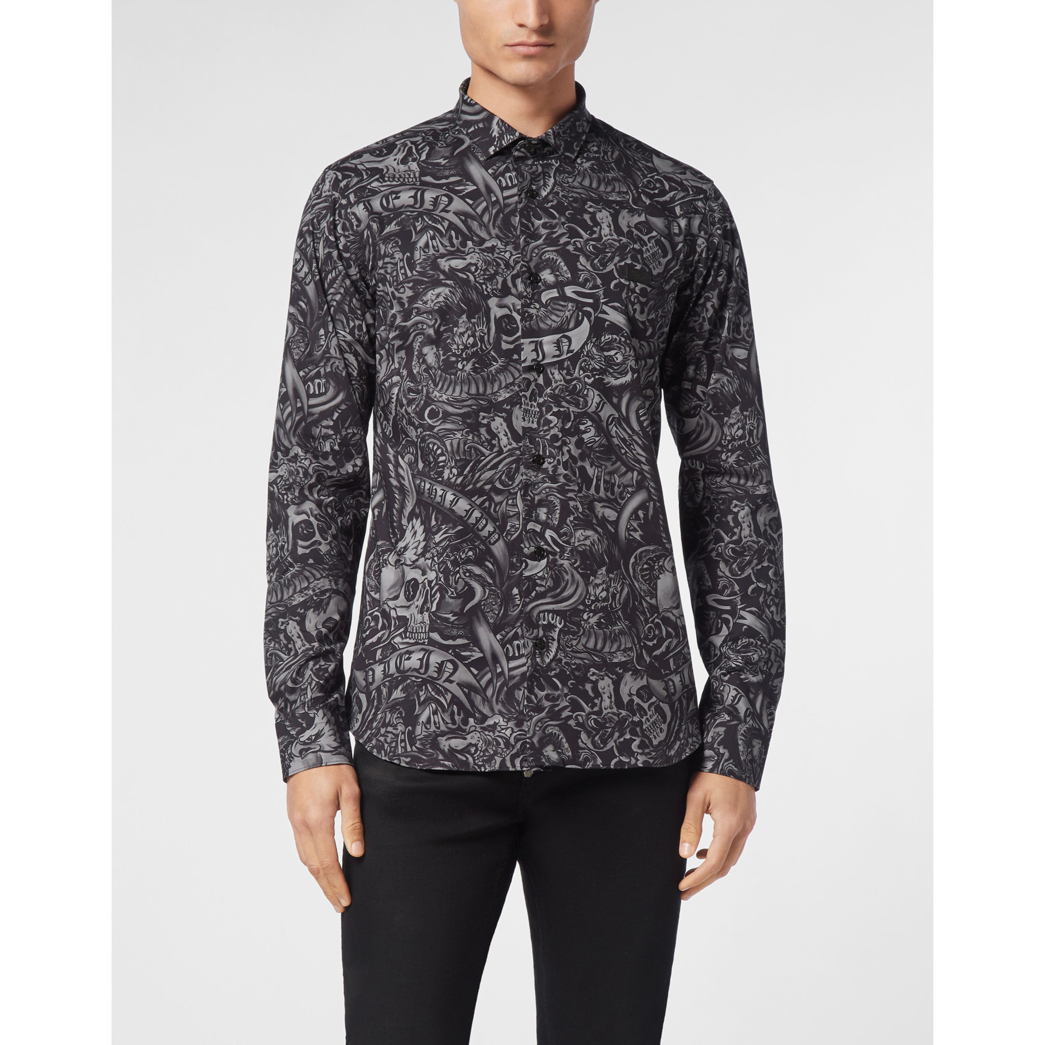 PHILIPP PLEIN Camisa Slim Fit TATTOO