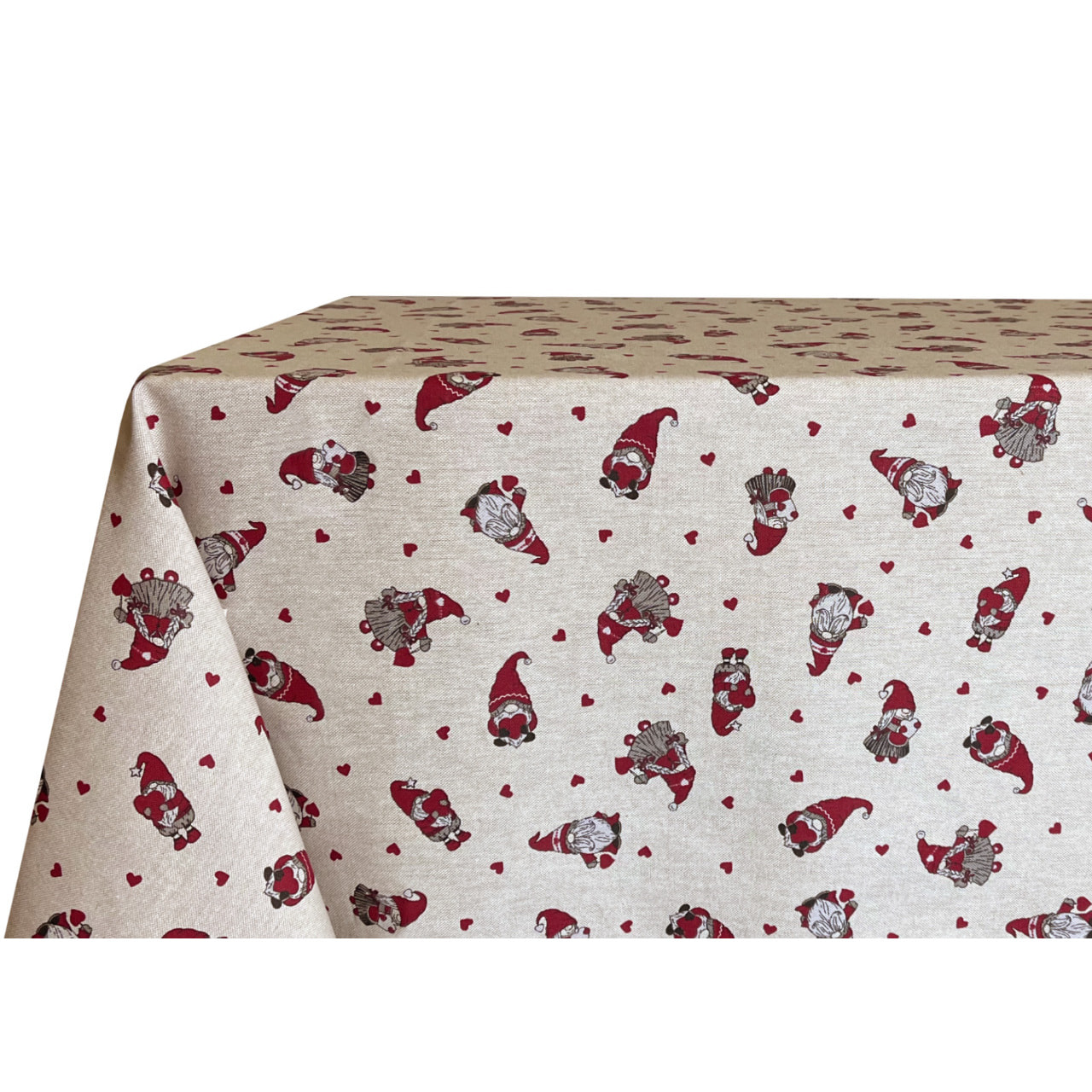 Tovaglia Cucina Resinata Idroleppelente Antimacchia Disegno Mini Gnomi 140x180