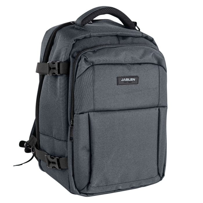 Mochila Viaje Cabina Jaslen Leeds Gris