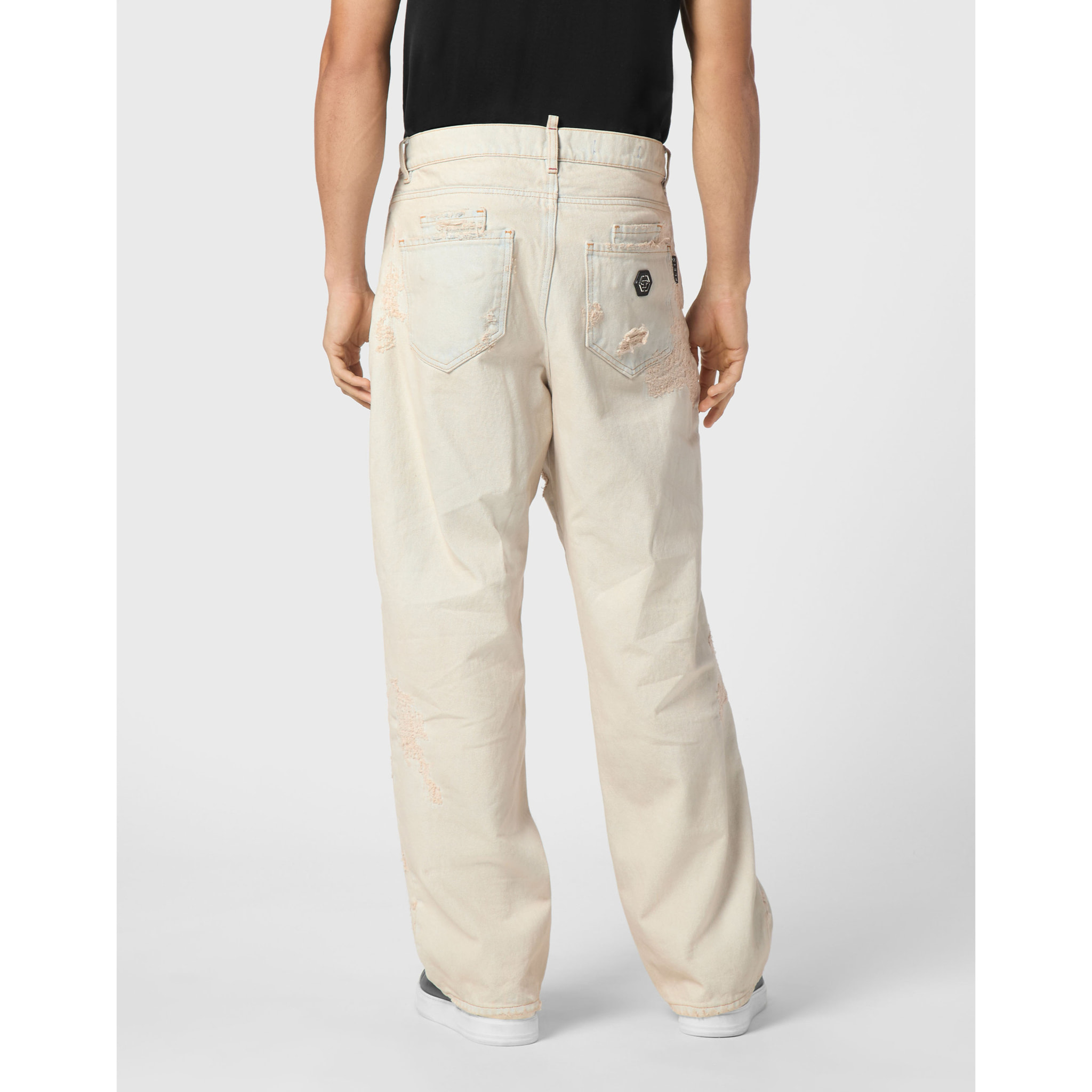 PHILIPP PLEIN Pantalones cortos vaqueros