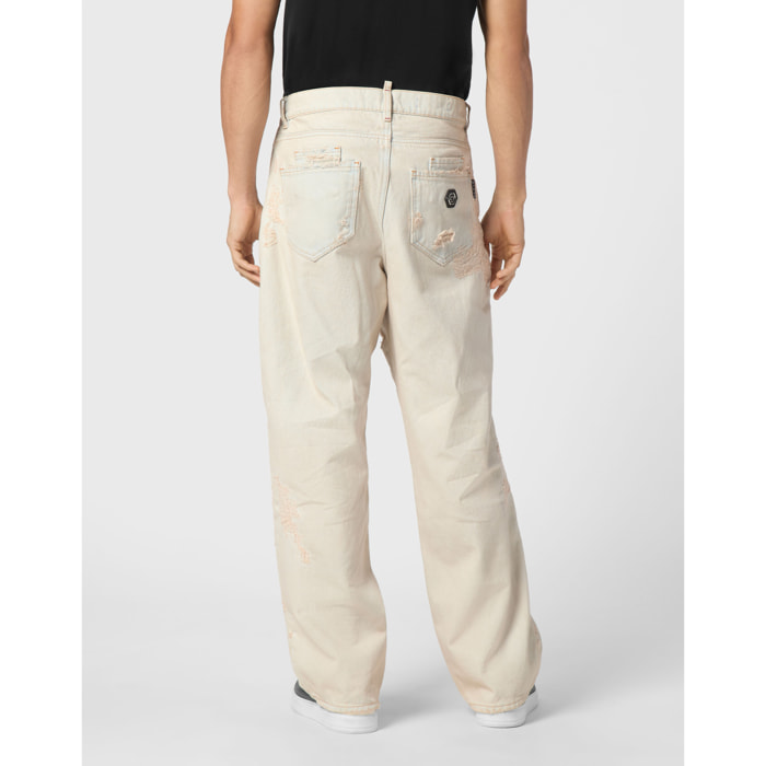 PHILIPP PLEIN Pantalones cortos vaqueros