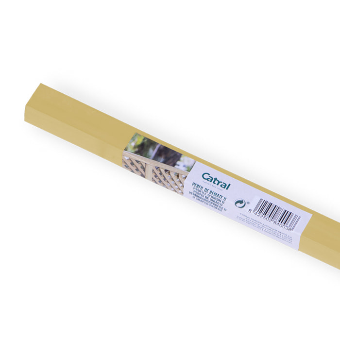 Perfil Remate Plastico U 2.12 M Caña