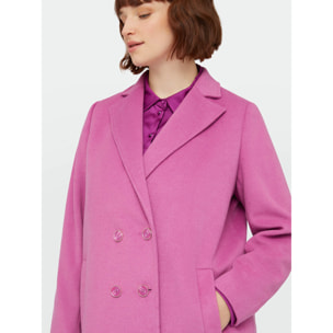 Fiorella Rubino - Cappotto doppiopetto rosa - Rosa