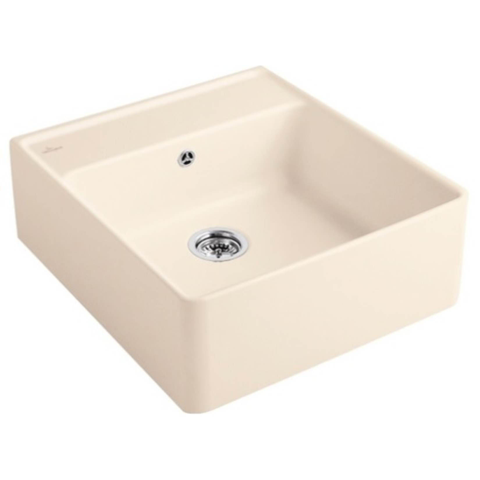 Evier timbre office Tradition Ivory CeramicPlus avec vidage automatique