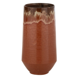 J-Line vase Aline Allongé - ceramique - rouge - small - 40.5 cm de hauteur