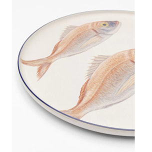 Assiettes poissons 27cm set de 8 Kare Design