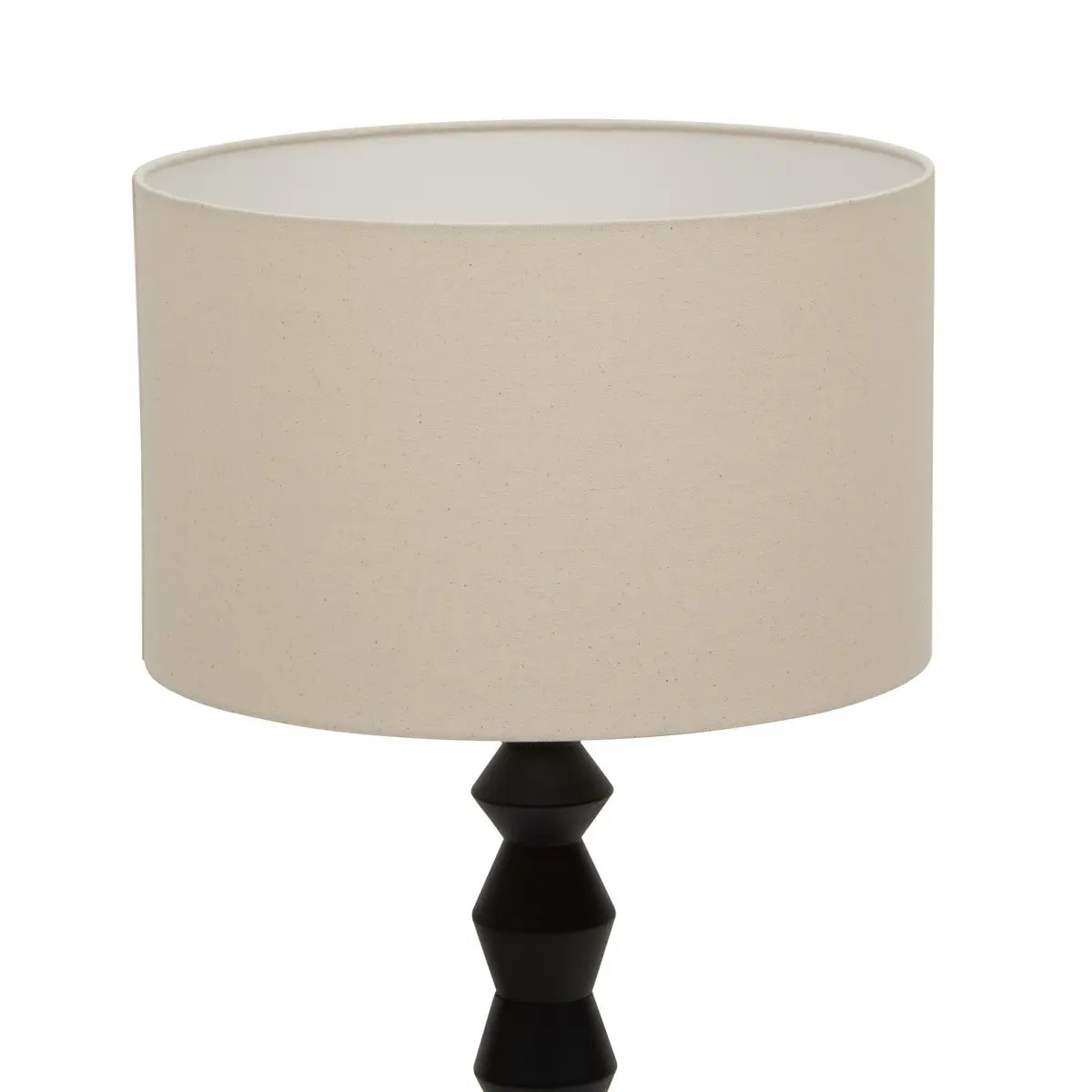 Lampadaire Yulia cylindrique H.150cm noir