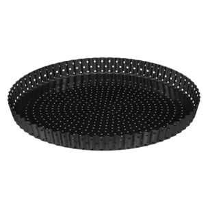 Plat à tarte perforé fond amovible 32cm