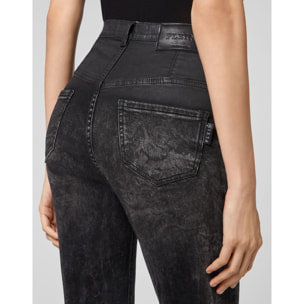 PHILIPP PLEIN Jegging de cintura alta ICONIC PLEIN