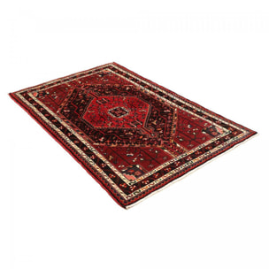 Tapis d'orient au motif oriental, noué à la main, DEJOZA
