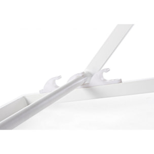 Set di 4 sdraio TAYLOR bianco