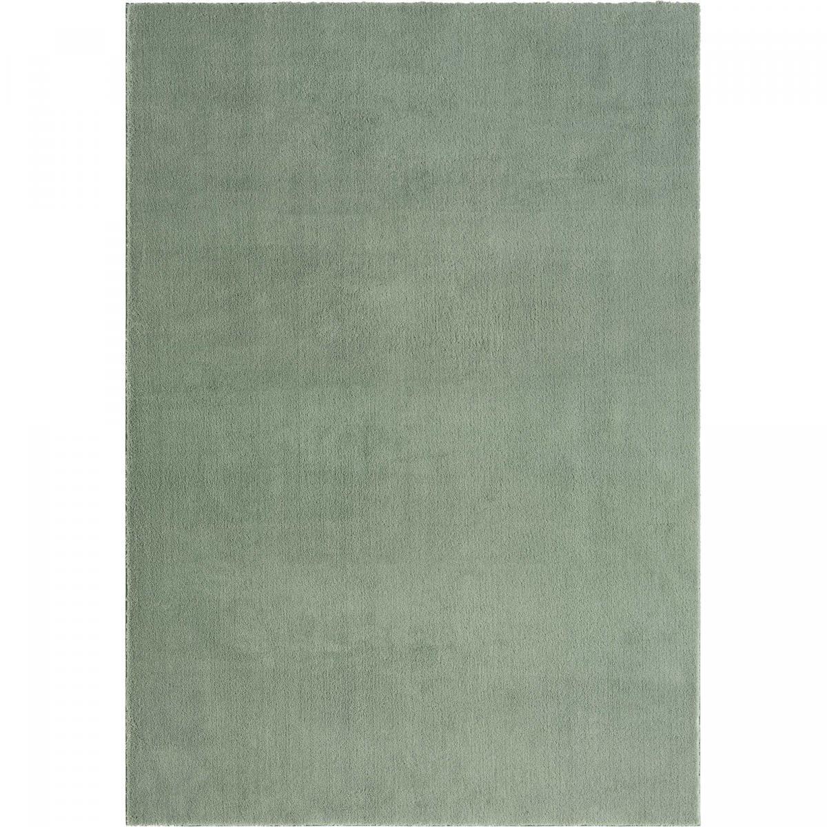 Tapis salon MITA, soft et soyeux, tapis uni à l'aspect Shaggy