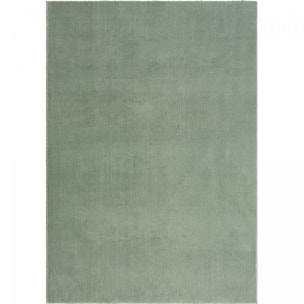 Tapis salon MITA, soft et soyeux, tapis uni à l'aspect Shaggy