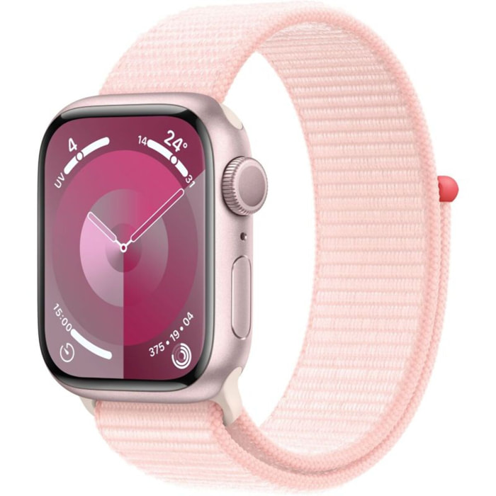 Montre connectée APPLE WATCH Serie 9 41mm Aluminium / Rose Loop