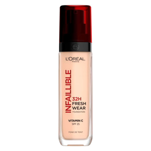 Fondotinta Liquido 20 Neutral Infaillible 32H SPF 25 + Vitamina C Fresh Wear Coprente Waterproof
