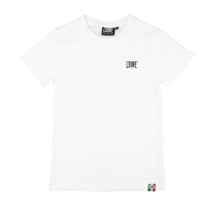 Camiseta básica de algodón de manga corta Leone para niños