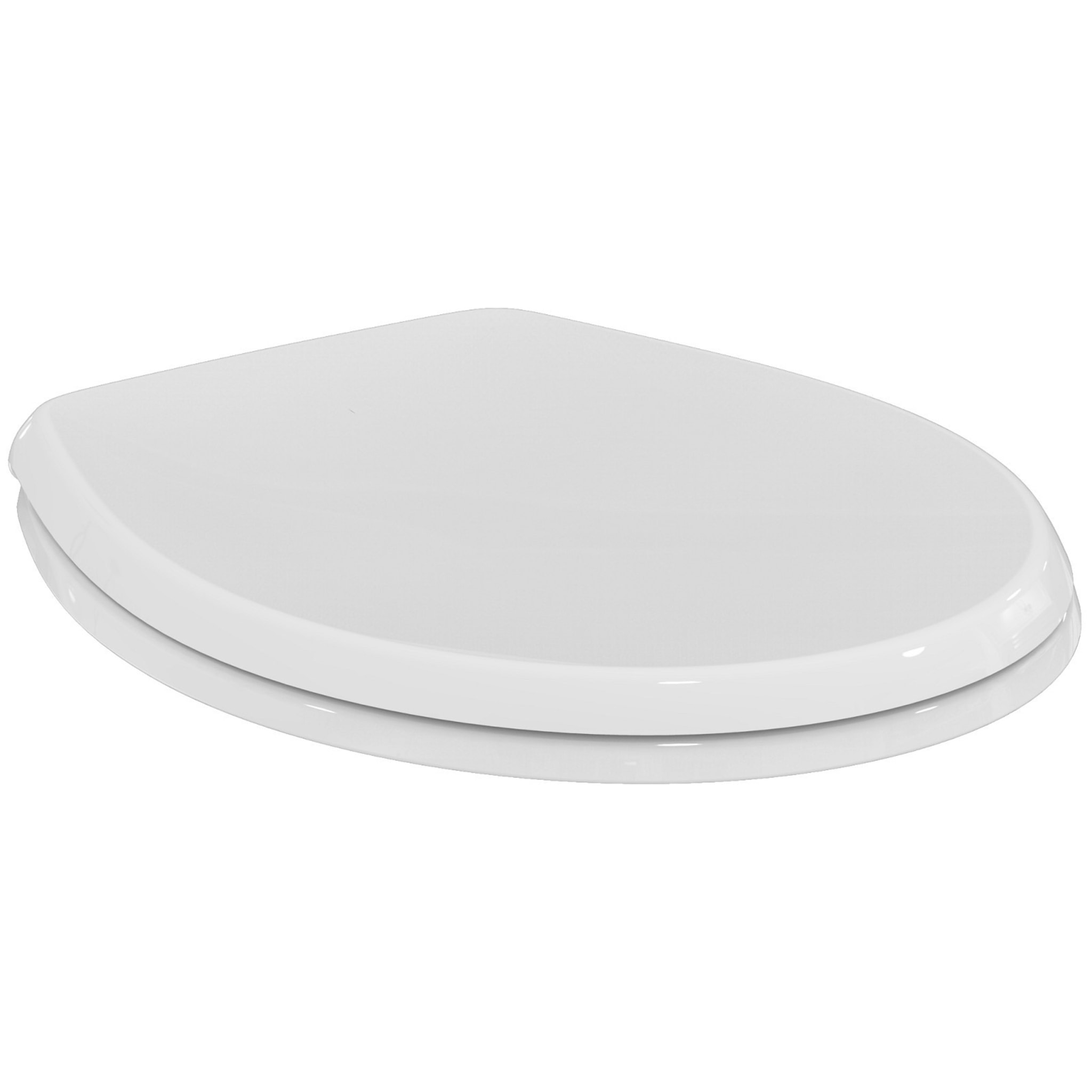 Pack WC Bati-support Geberit Duofix + Cuvette suspendue Porcher sans bride + Abattant Ideal Standard ASTOR + Plaque blanche (Por