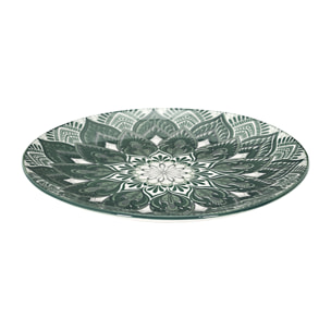 Service Vaisselle 12pcs Mandala Vert