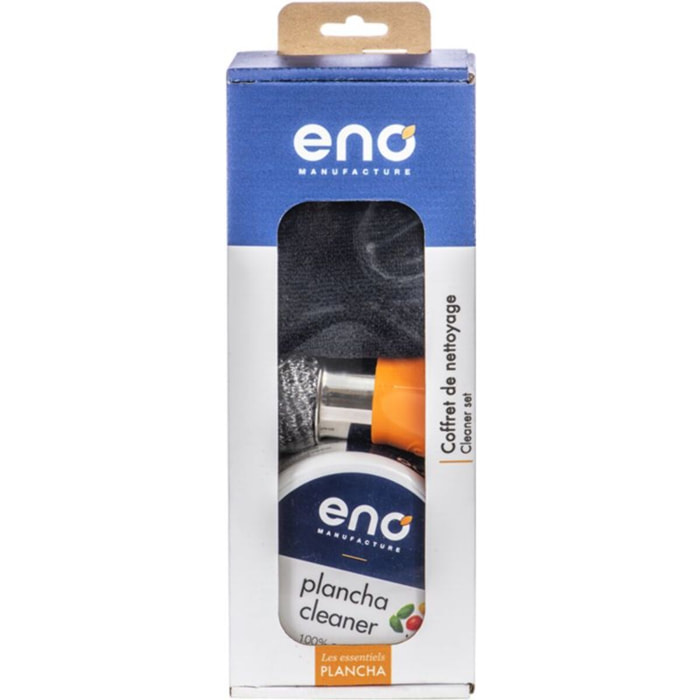 Boule inox ENO coffret nettoyage plancha