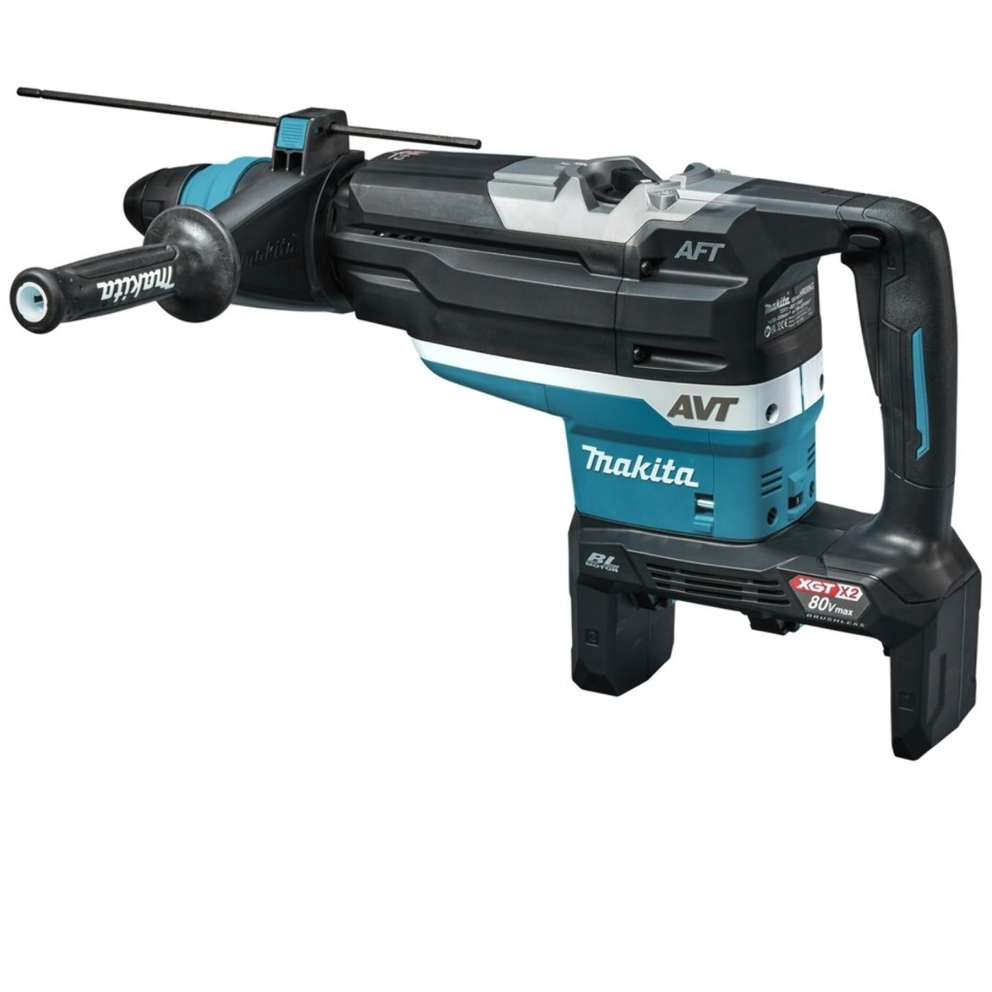 Perfo-burineur SDS-Max 36V XGT Bluetooth AWS - MAKITA - Sans batterie, ni chargeur - Coffret - HR006GZ