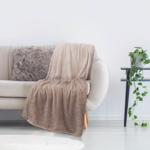 Plaid - HOME DECO FACTORY - Nid Abeille - Tie and Dye - Beige