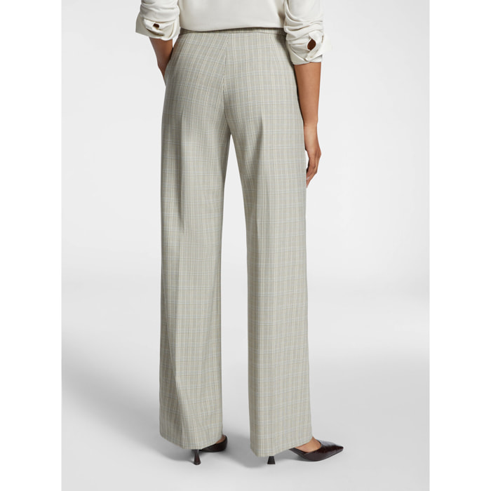 Elena Mirò - Pantaloni maschili in tessuto Galles - Grigio