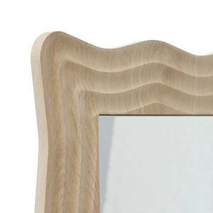 Miroir Charlie vague 55x79cm beige