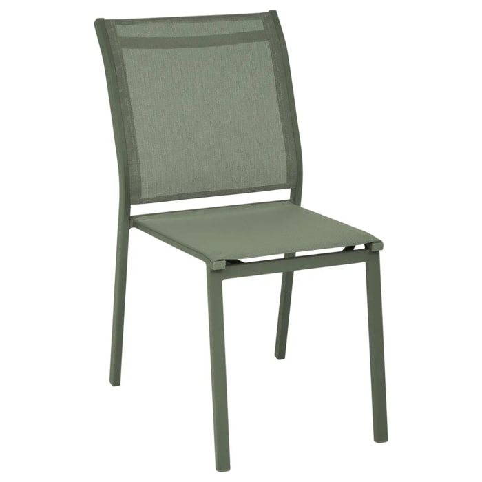 Chaise de jardin Essentia empilable vert laurier