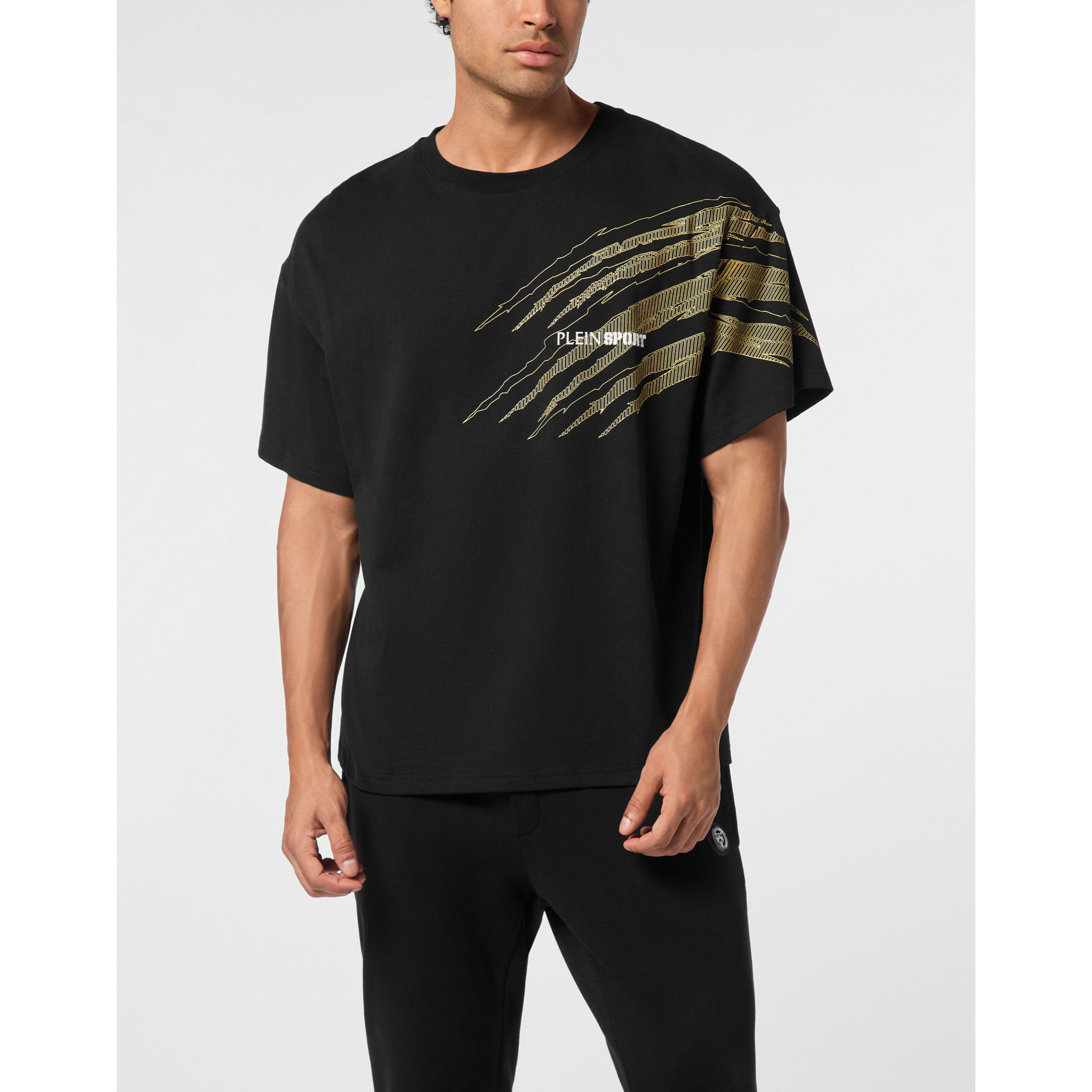 PLEIN SPORT T-Shirt Round Neck Ss SCRATCH