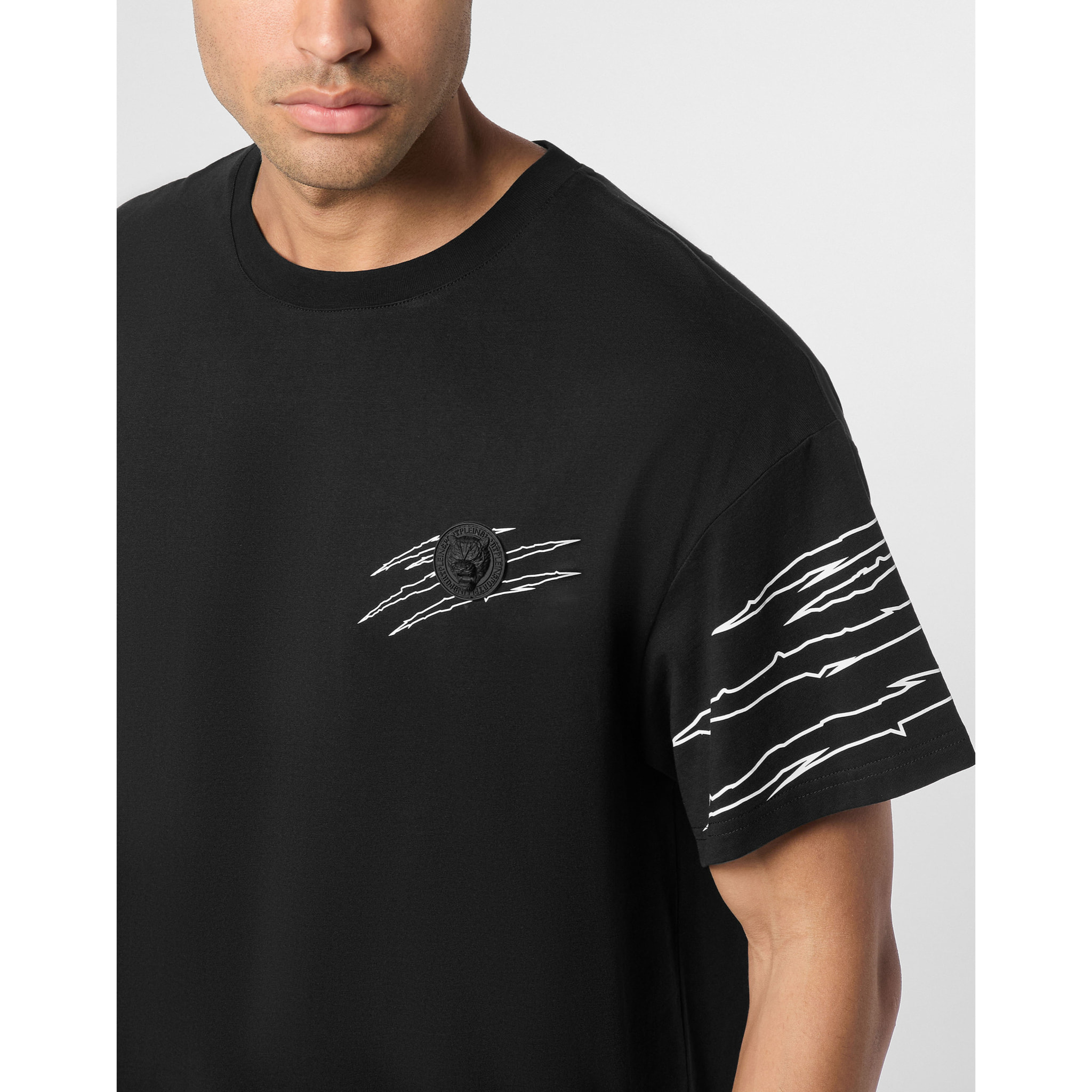PLEIN SPORT T-Shirt Round Neck Ss SCRATCH