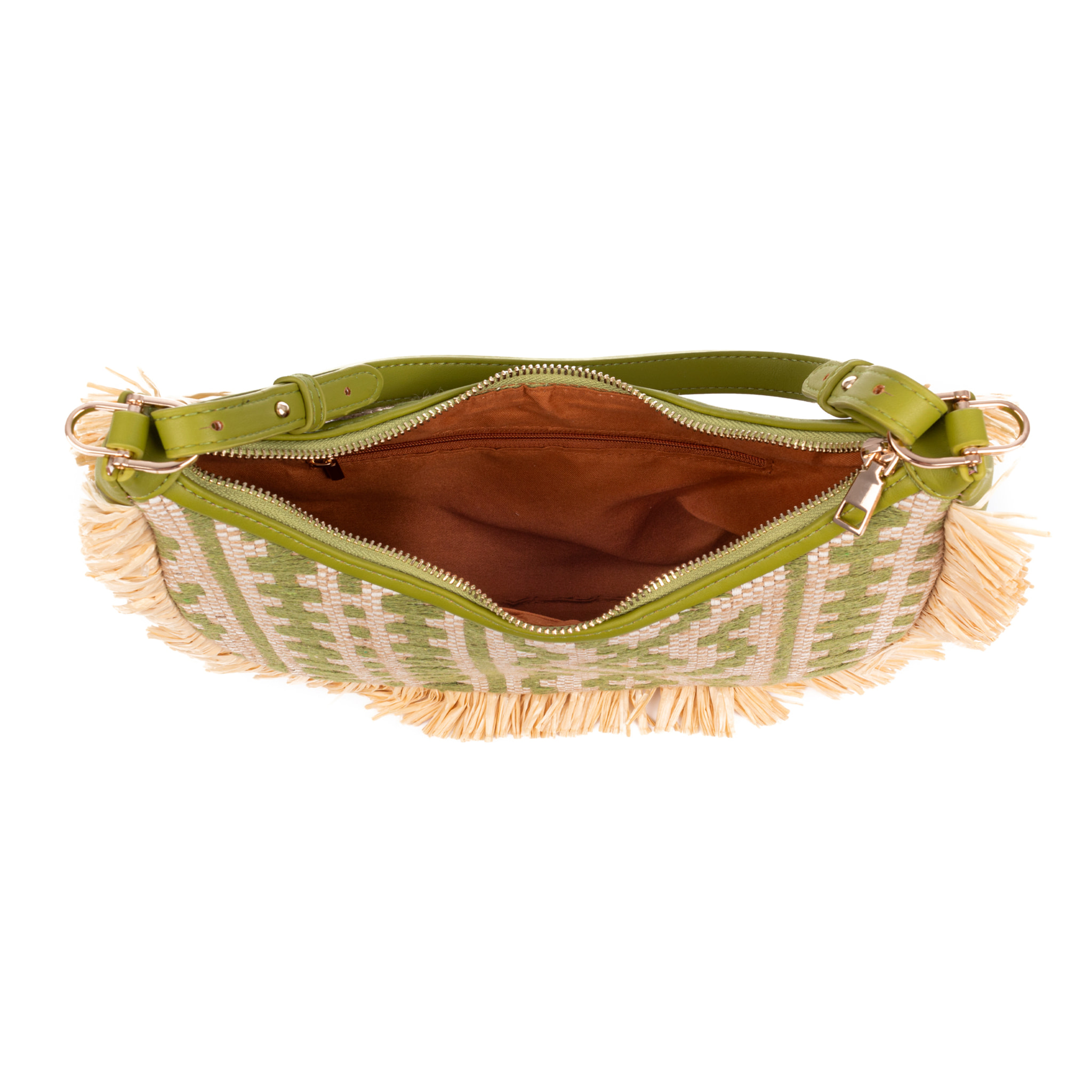 Biscubio Bolso de hombro Mujer. Fabricado en tela y piel sintética PU.