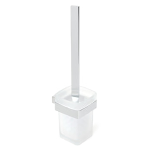 Simply S Brosse WC, chrome/verre dépoli (SATDSIMS37)