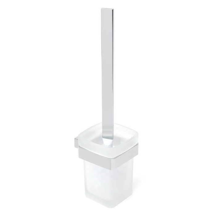 Simply S Brosse WC, chrome/verre dépoli (SATDSIMS37)