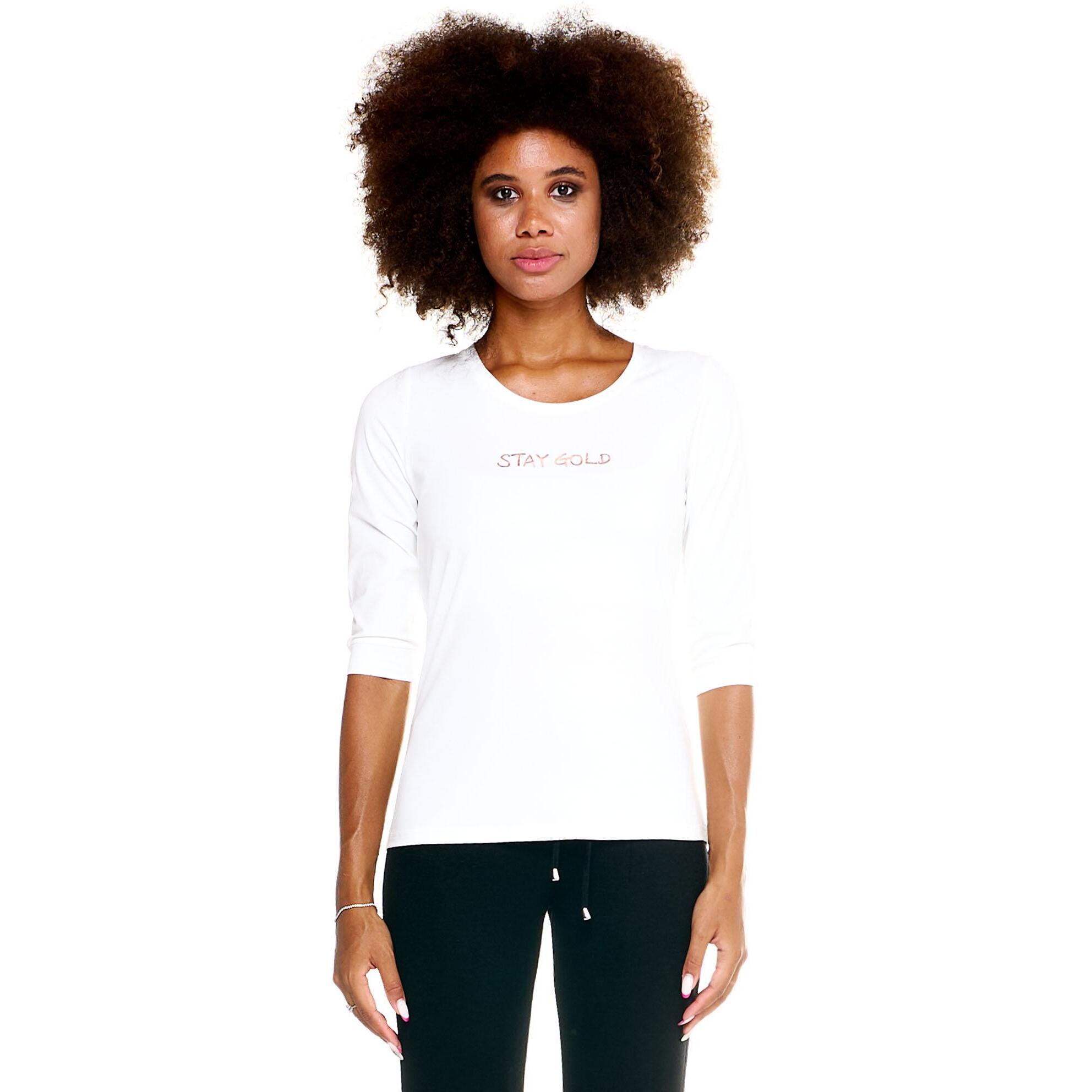 T-shirt Leone donna con maniche 3/4 Winter Chic Boxing