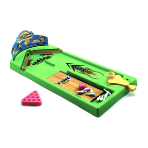 4 JUEGOS EN 1: BOLOS, GOLF, CURLING, DISCOS