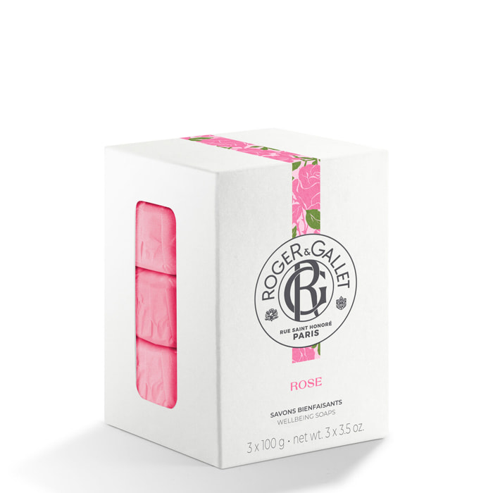 Rose - Coffret Trio Savons Bienfaisants