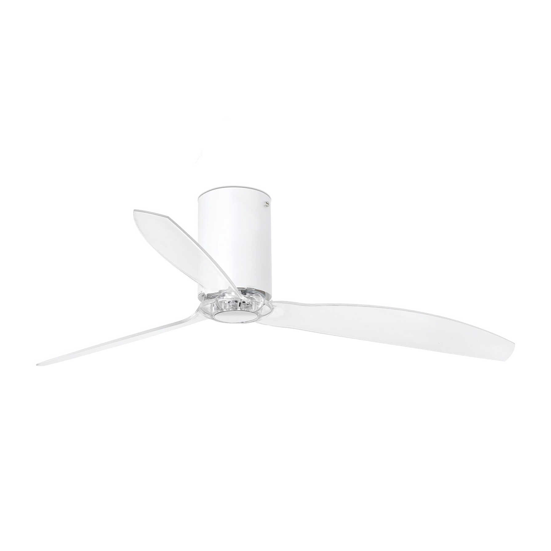 MINI TUBE FAN M Ventilatore bianco opaco/trasparente DC