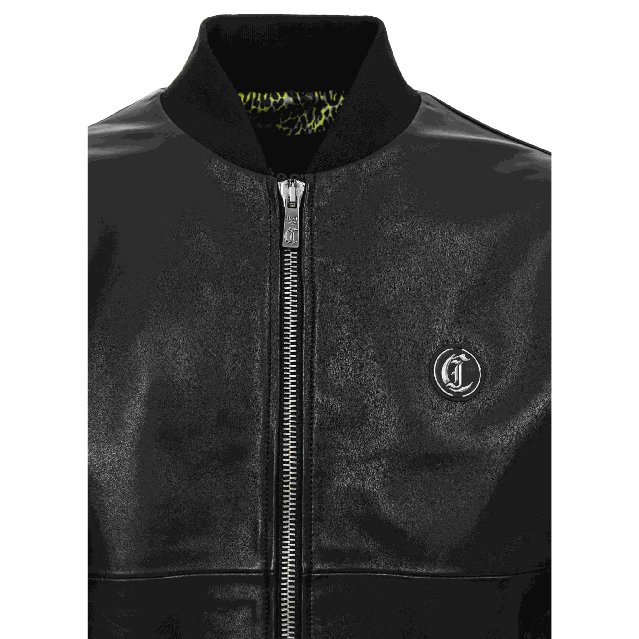 Just Cavalli chaqueta de cuero