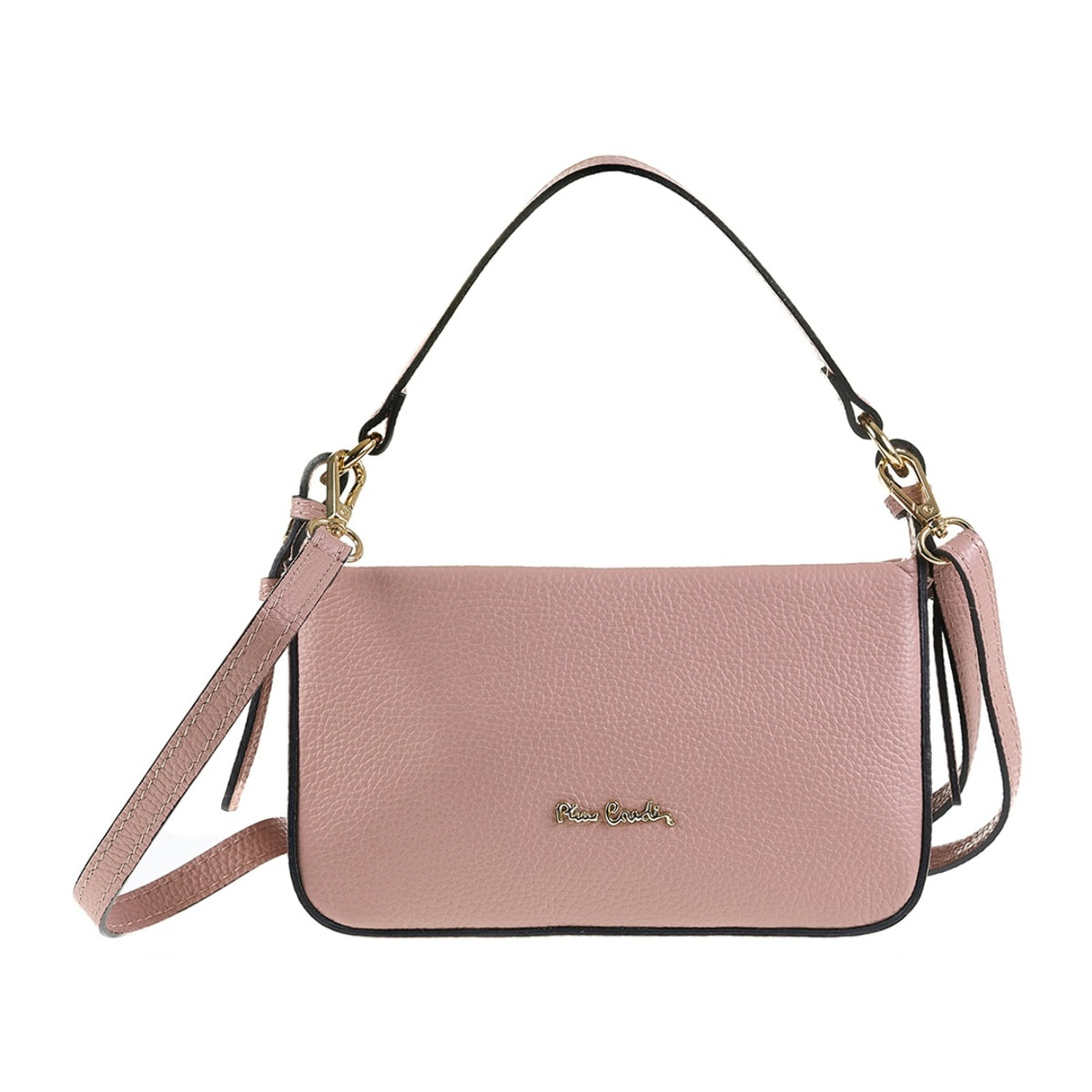 Borsa a spalla da donna Made in Italy - Modello Elowen - 100% pelle - 23.0 x 13.0 x 7.0 cm