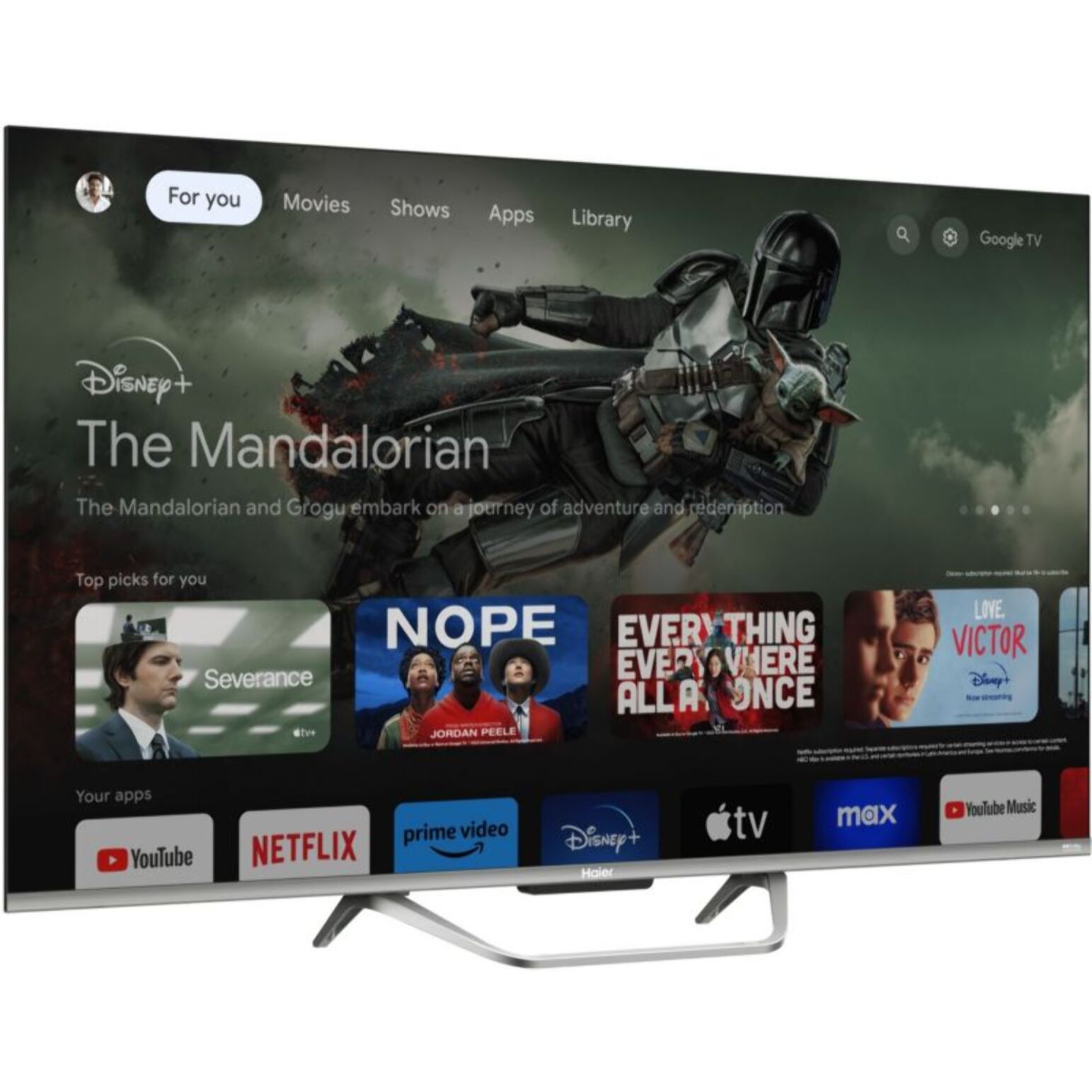 TV QLED HAIER H55Q80FUX (2026) 55" (140 cm)
