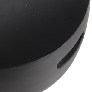 HECTOR - Table d'appoint de jardin ronde béton 43x43 cm noir